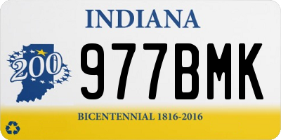IN license plate 977BMK