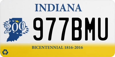 IN license plate 977BMU