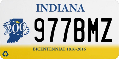 IN license plate 977BMZ