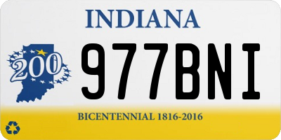 IN license plate 977BNI