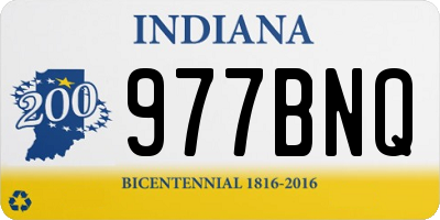 IN license plate 977BNQ