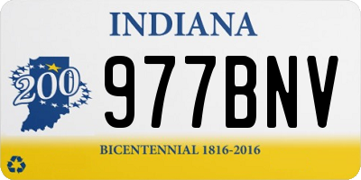 IN license plate 977BNV