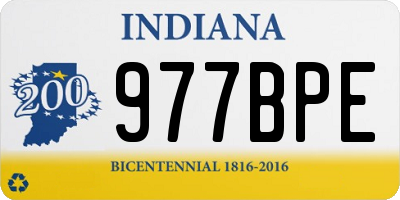 IN license plate 977BPE