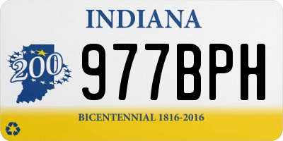 IN license plate 977BPH