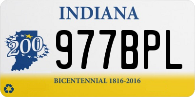 IN license plate 977BPL