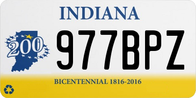 IN license plate 977BPZ