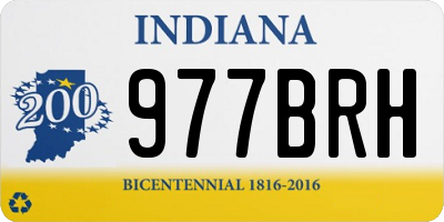 IN license plate 977BRH