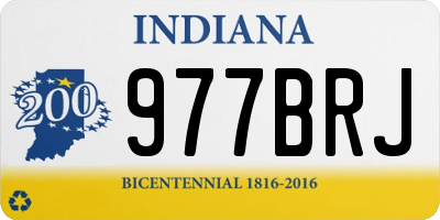 IN license plate 977BRJ