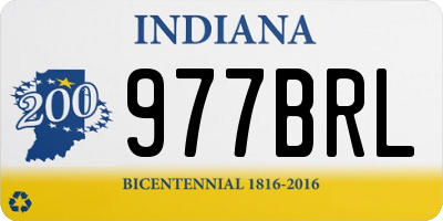 IN license plate 977BRL