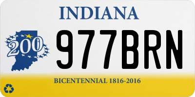IN license plate 977BRN
