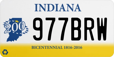 IN license plate 977BRW