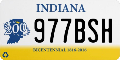IN license plate 977BSH