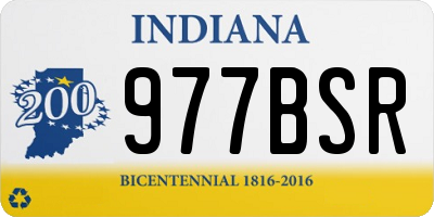 IN license plate 977BSR