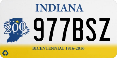IN license plate 977BSZ