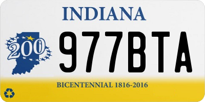 IN license plate 977BTA