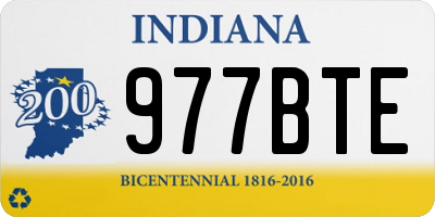 IN license plate 977BTE