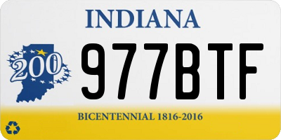 IN license plate 977BTF