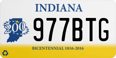 IN license plate 977BTG