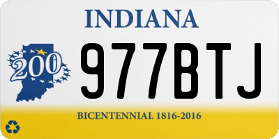 IN license plate 977BTJ