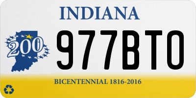 IN license plate 977BTO