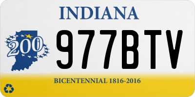 IN license plate 977BTV