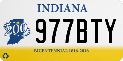IN license plate 977BTY