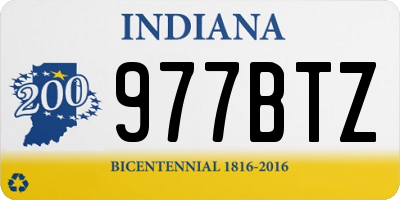 IN license plate 977BTZ