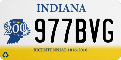 IN license plate 977BVG