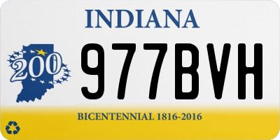 IN license plate 977BVH