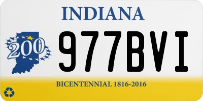 IN license plate 977BVI