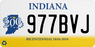 IN license plate 977BVJ