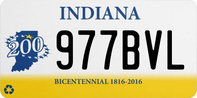 IN license plate 977BVL
