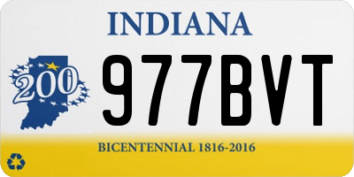 IN license plate 977BVT