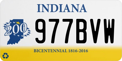 IN license plate 977BVW