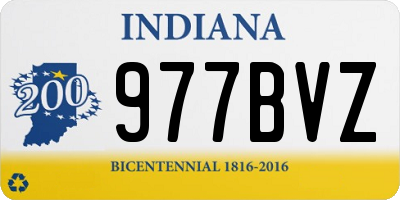 IN license plate 977BVZ