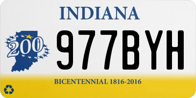 IN license plate 977BYH