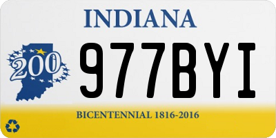 IN license plate 977BYI