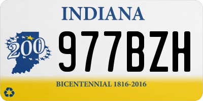 IN license plate 977BZH