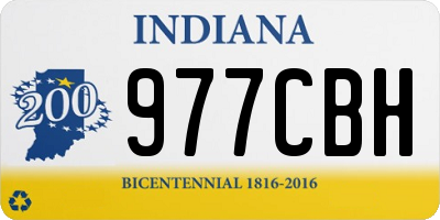 IN license plate 977CBH
