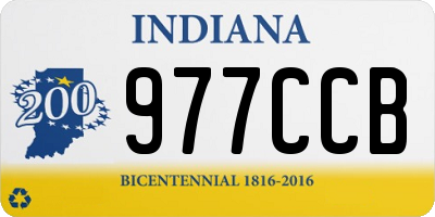 IN license plate 977CCB