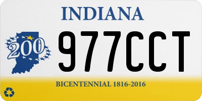 IN license plate 977CCT