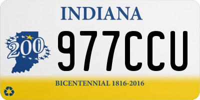 IN license plate 977CCU