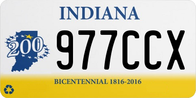 IN license plate 977CCX