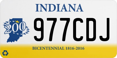 IN license plate 977CDJ