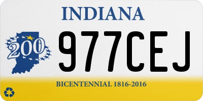 IN license plate 977CEJ