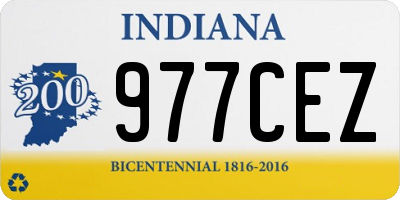 IN license plate 977CEZ