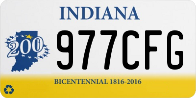 IN license plate 977CFG