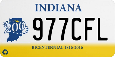 IN license plate 977CFL