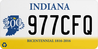 IN license plate 977CFQ