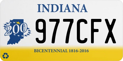 IN license plate 977CFX